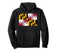 Bandera de Maryland Sudadera con Capucha