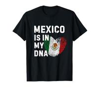 Bandera de México ADN mexicano Maya Azteca Inca México Camiseta