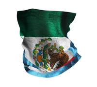 Bandera De México Bandera De Guatemala Calentador De Cuello Prima Cuello Bufanda Respirable Pasamontañas para Ciclismo Yoga Correr 26X30CM