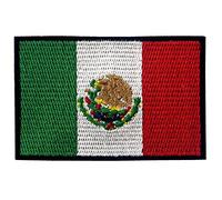 Bandera de México Broche Bordado de Gancho y Parche de Gancho y bucle de cierre