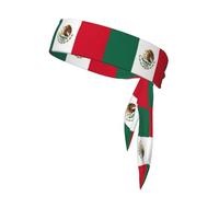 Bandera de México Imprimir Atlético Bufanda de la cabeza, corbata deportiva para tenis, ciclismo, gimnasio ajustable ajuste