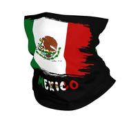 Bandera De México, México Hombre Mujer Bufanda Facial Elástico Pasamontañas Protección Solar Pañuelo De Cabeza para Verano Senderismo Cámping