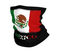 Bandera De México, México Mujer Hombre Bandana Durable Calentador De Cuello Multifuncional Bufanda Facial para Yoga Cámping Motocicleta