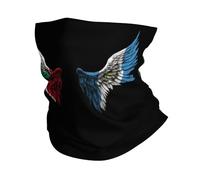 Bandera De México Y Guatemala Calentador De Cuello Antideslizante Cuello Bufanda Secado Rápido Pañuelo De Cabeza para Cámping Yoga Motocicleta 26X30CM