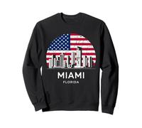 Bandera de Miami City Florida Sudadera