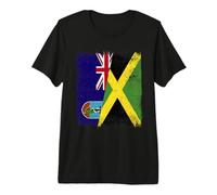 Bandera de Montserrat Jamaica Montserrat Jamaicana Camiseta Premium