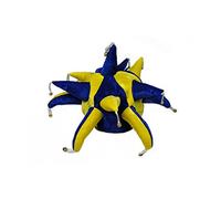 Bandera de Nauru colores gorro de bufón 1000 Flags sombrero unisex-adultos unisex negro y dorado