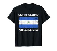Bandera de Nicaragua Isla del Maíz Orgullo Nicaragüense Camiseta