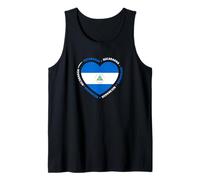 Bandera de Nicaragua Orgullo Nicaragüense Camiseta sin Mangas