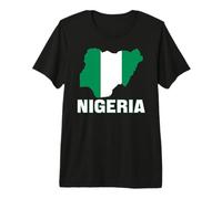 Bandera de Nigeria África Hombres Mujeres Niños Nigeria Camiseta Premium