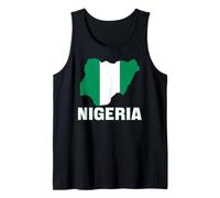 Bandera de Nigeria África Hombres Mujeres Niños Nigeria Camiseta sin Mangas