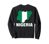 Bandera de Nigeria África Hombres Mujeres Niños Nigeria Sudadera