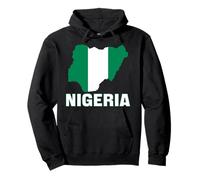 Bandera de Nigeria África Hombres Mujeres Niños Nigeria Sudadera con Capucha