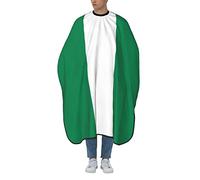 Bandera De Nigeria Unisex Capa De Peluquería Con Cierre A Gancho Capa De Barbero Ligero Capas Cortar Pelo Para Peinado Cortes Y Colores Salón 168X140Cm