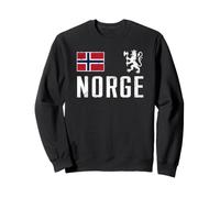 Bandera de Noruega León Noruego Hombres Mujeres Niños Sudadera