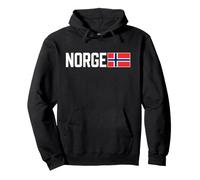 Bandera de Noruega Noruega Herencia Noruega Hombres Mujeres Niños Sudadera con Capucha