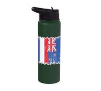 Bandera de Nueva Zelanda Bandera de Francia Neozelandés Francés Stainless Steel Insulated Water Bottle