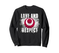 Bandera de Okinawa con Amor y Respeto - Orgullo japonés Sudadera