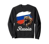 Bandera de Oso rugiente de Rusia, diseño patriótico Sudadera