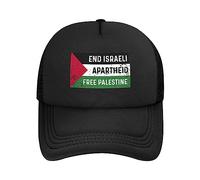 Bandera De Palestina Libre, Fin del Apartheid Gorra El Sol Clásica Gorra Deportiva Ajustable Running Gorros para Cumpleaños Exteriores Mujer