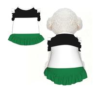 Bandera de Palestina - Vestido de perro para mascotas, ropa para perros y cachorros, ropa para perros pequeños y gatos, ropa de verano para mascotas