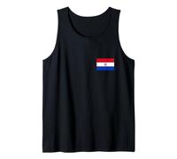 Bandera de Paraguay Asunción Paraguaya Hombres Mujeres Niños Fans Camiseta sin Mangas