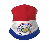 Bandera De Paraguay Unisex Calentador De Cuello Respirable Polainas De Cuello Elástico Sombreros para Verano Motocicleta Yoga