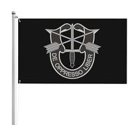 Bandera de Patio Fuerzas Especiales del Ejército de los Estandarte de | Césped para Barra 3x5 FT Resistente Uv Estandarte de Jardín Con Ojales Bandera de Jardín para Pared Calle