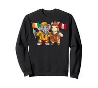 Bandera de Perú y Costa de Marfil Raíces Peruano-marfileñas Sudadera
