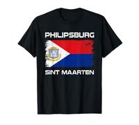 Bandera de Philipsburg Sint Maarten Camiseta