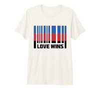 Bandera de poliamor Amor GANA poliamoroso Camiseta Premium
