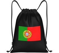 Bandera De Portugal Mujer Hombre Mochila De Cuerdas Ajustable Mochila Con Cordón Ligera Bolsa De Gimnasio Para Natación Senderismo Acampada