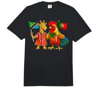 Bandera de Portugal y Tanzania Raíces portugués-tanzanas Comfort Colors Adult Heavyweight T-Shirt