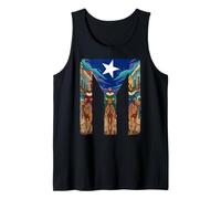 Bandera de Puerto Rico Reyes Magos Boricua Día de Reyes Camiseta sin Mangas