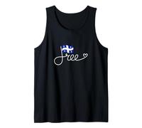 Bandera de Quebec Gratis - Quebecois Freedom Word Art Camiseta sin Mangas