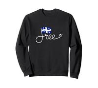 Bandera de Quebec Gratis - Quebecois Freedom Word Art Sudadera