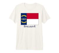 Bandera de Recuerdo de Brevard, Carolina del Norte, Estados Unidos Camiseta Premium