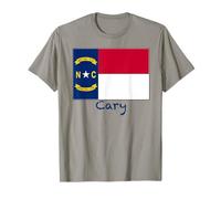 Bandera de Recuerdo de Cary, Carolina del Norte, Estados Unidos Camiseta