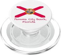 Bandera de Recuerdo de Panama City Beach Florida USA PopSockets PopGrip para MagSafe