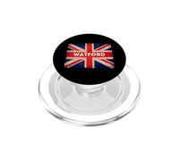 Bandera de Recuerdo de Watford, Inglaterra, Gran Bretaña, Reino Unido PopSockets PopGrip para MagSafe