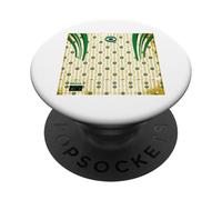 Bandera De Regalo De Brasil Abanico De Brasil Vintage Samba PopSockets PopGrip Adhesivo