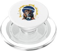 Bandera De Regalo De Brasil Abanico De Brasil Vintage Samba PopSockets PopGrip para MagSafe