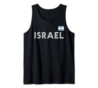 Bandera De Regalo De Israel Flagal Isrealand Jerusalén Tel Camiseta sin Mangas