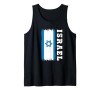 Bandera De Regalo De Israel Flagal Isrealand Jerusalén Tel Camiseta sin Mangas