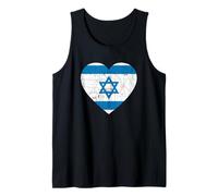 Bandera De Regalo De Israel Flagal Isrealand Jerusalén Tel Camiseta sin Mangas