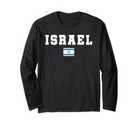 Bandera De Regalo De Israel Flagal Isrealand Jerusalén Tel Manga Larga