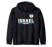 Bandera De Regalo De Israel Flagal Isrealand Jerusalén Tel Sudadera con Capucha