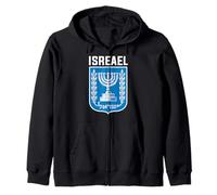 Bandera De Regalo De Israel Flagal Isrealand Jerusalén Tel Sudadera con Capucha