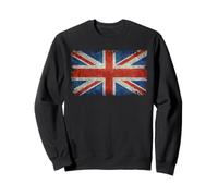 Bandera de Reino Unido de Gran Bretaña en Estilo súper Sucio Sudadera