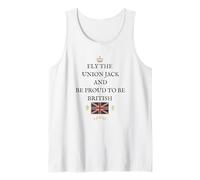 Bandera de Reino Unido Patriota FLY Union Jack apoyo orgulloso británico Camiseta sin Mangas